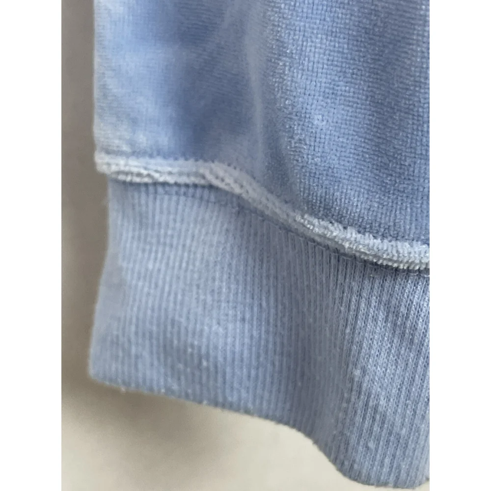 Disney Frozen Blue Velvet Hoodie Girl Size 7